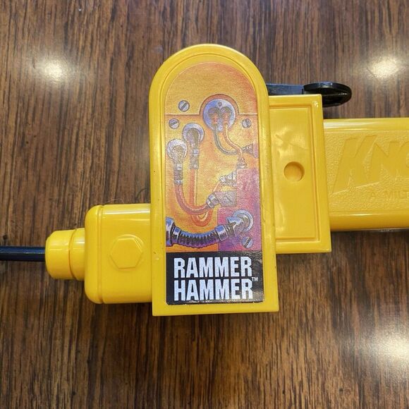 TESTED WORKS! Vintage 1991 KNOCKOUT Replacement Rammer Hammer Milton Bradley - Picture 6 of 6